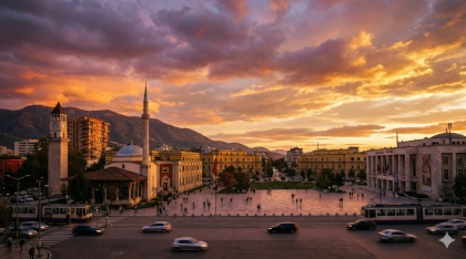 Albania city Tirana